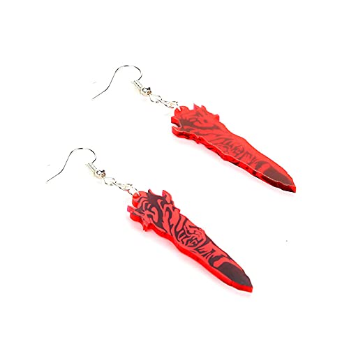 Anime Drop Earrings for Women - Cute Cosplay Accessories & Fashion Jewelry - Perfect for Cosplay, Halloween, Parties & Daily Wear