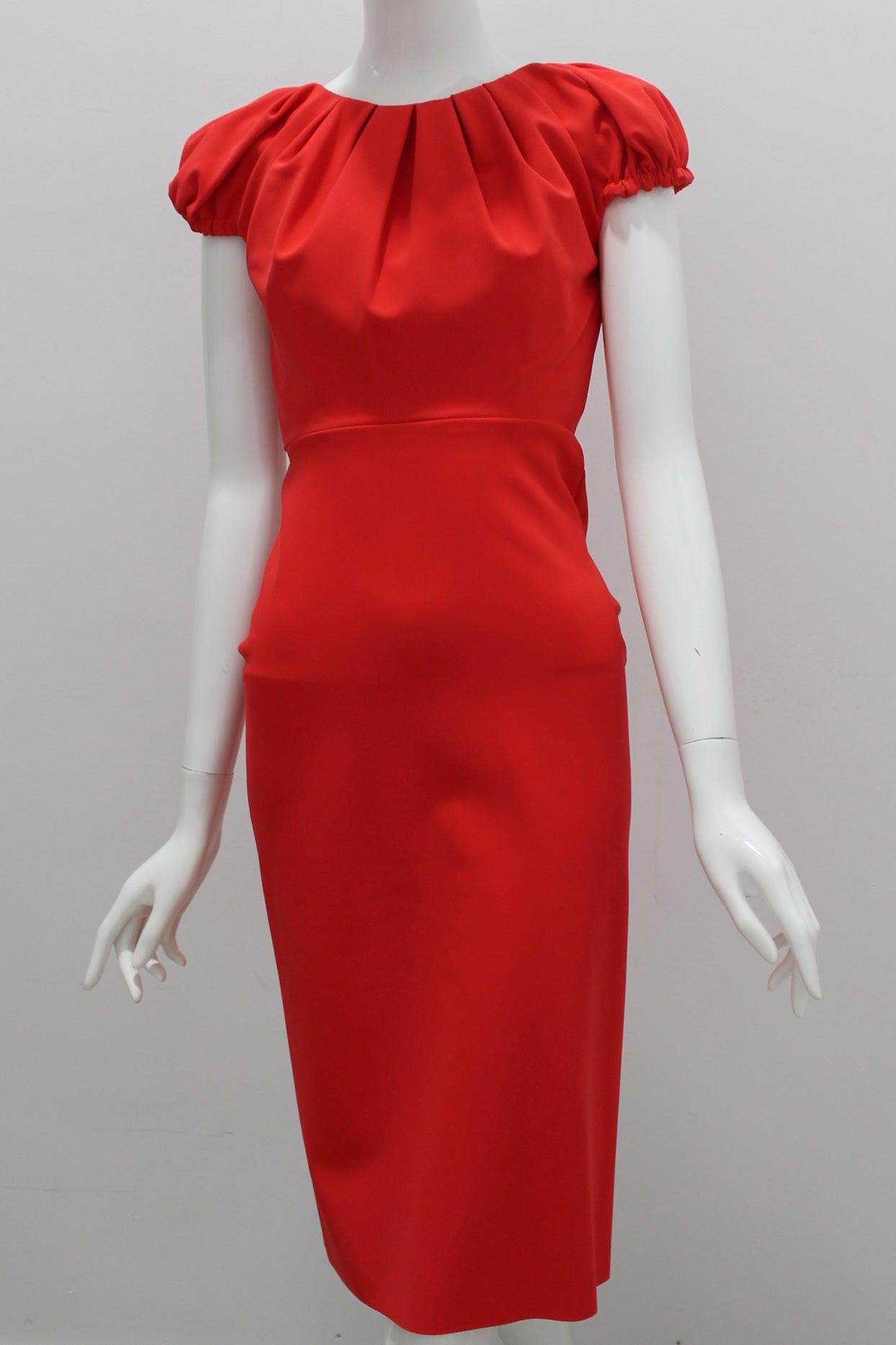Greta Constantine Oneida Scoop Neck Dress with Gathered Top - Elegant Women's Party Cocktail Dress for Evening Events & Special Occasions