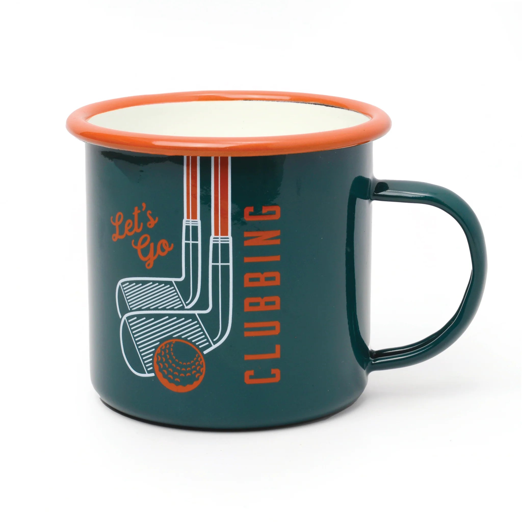 Premium Enamel Golf Mug - Durable & Stylish Coffee Cup for Golf Lovers - Perfect for Golf Course, Office & Outdoor Adventures