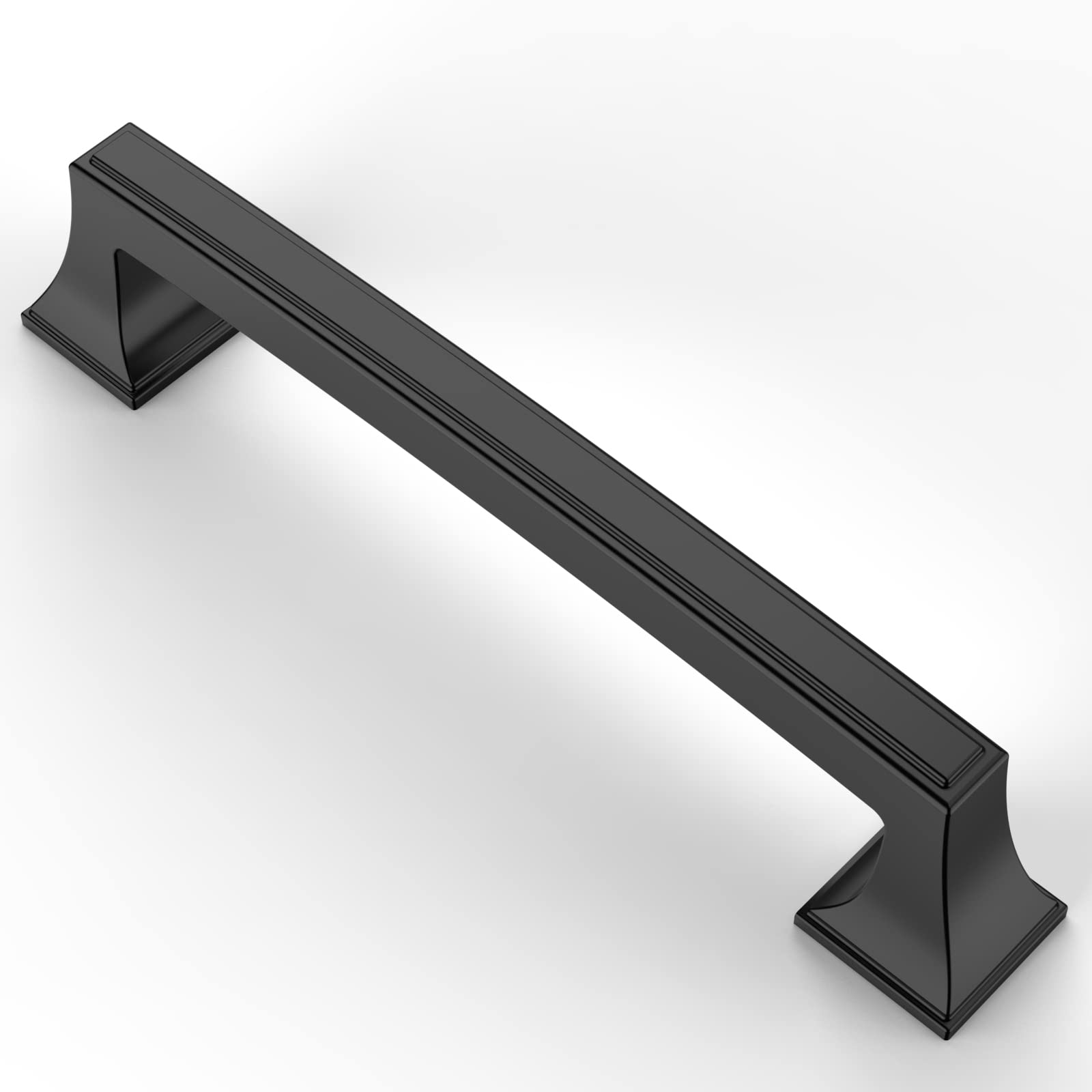 Asidrama 20 Pack 5 Inch (128mm) Matte Black Kitchen Cabinet Handles - Durable Cabinet Pulls & Drawer Handles for Kitchen, Bathroom, Dresser & Cupboard Hardware - Perfect for Modern Home & Office Renovation
