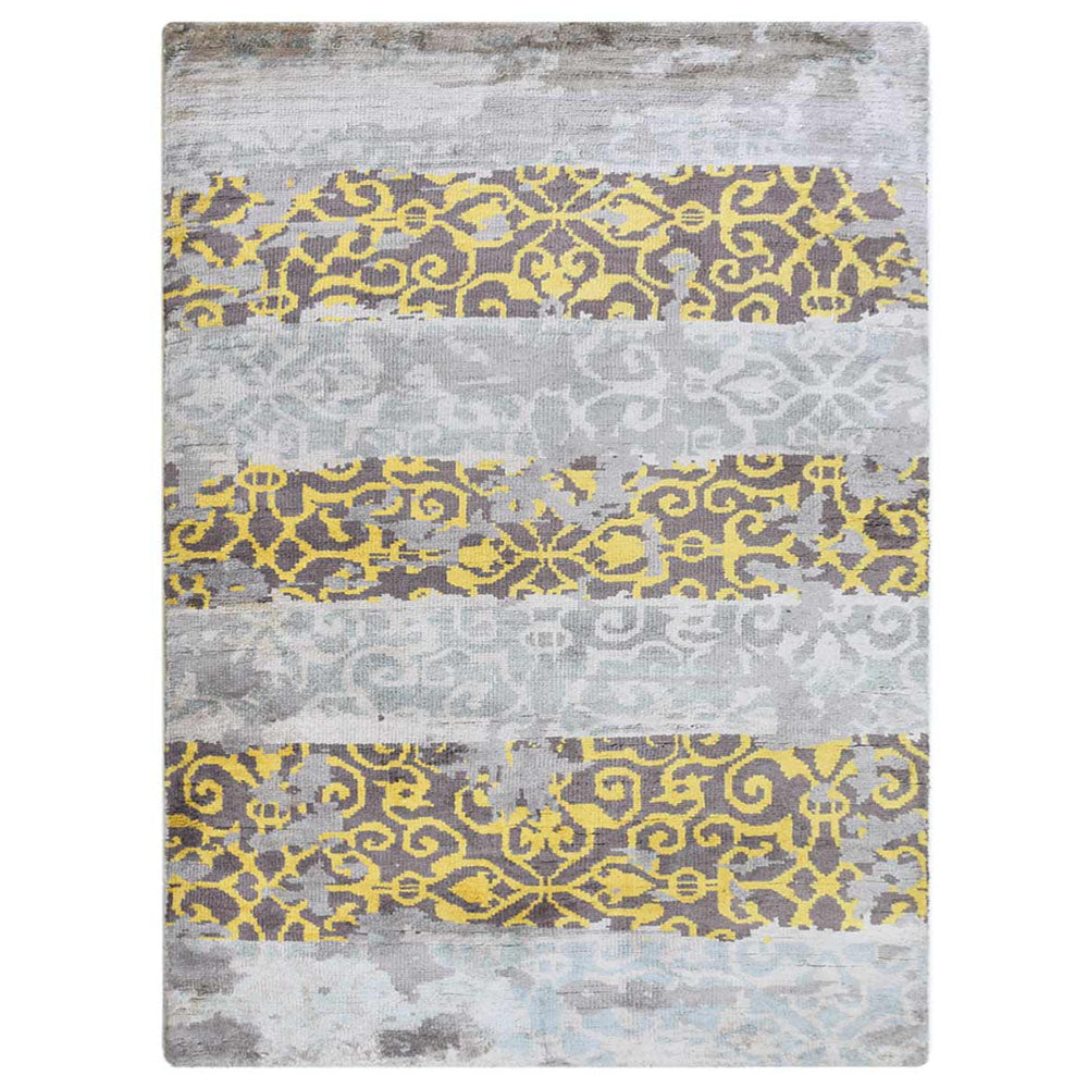 Handmade Hypnotic Eastern Hand Knotted Rug - Bohemian Style Area Rug for Living Room, Bedroom & Home Decor