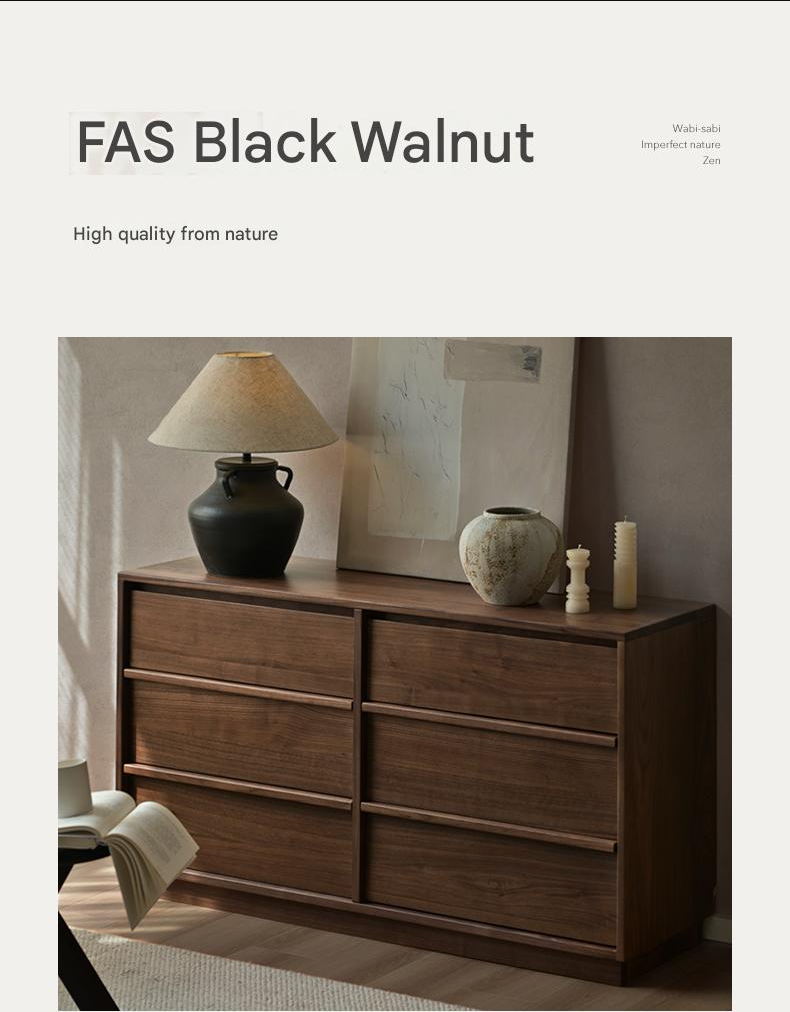 Premium Black Walnut Solid Wood Storage Box - Handcrafted Organizer for Jewelry, Keepsakes & Home Decor | Perfect for Bedroom, Office & Gift Giving