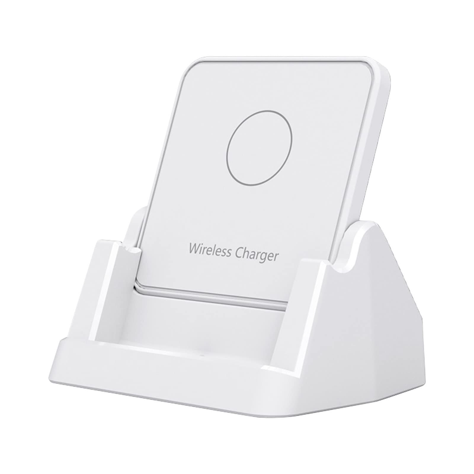 3-in-1 Wireless Charger Stand for iPhone & Android Phones - Fast Charging Phone Holder with Vertical & Horizontal Modes for Home, Office & Car Use