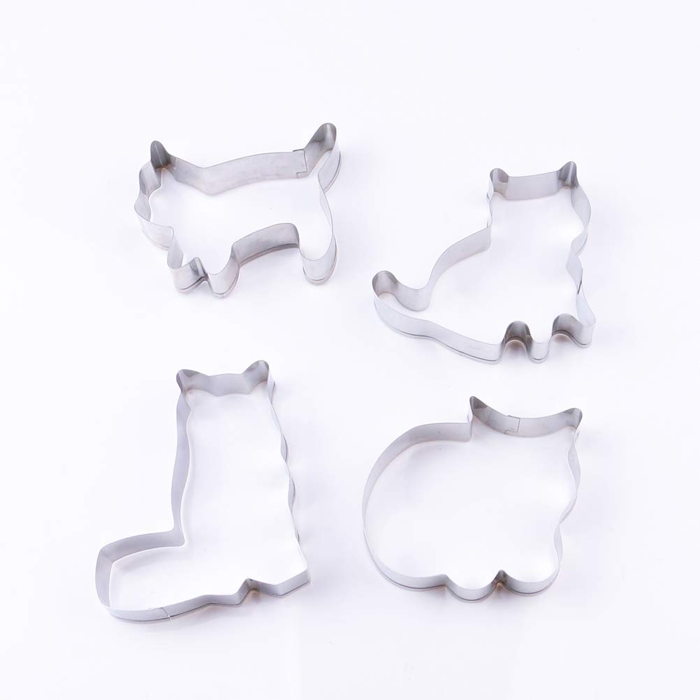 5-Piece Stainless Steel DIY Cake Molds Set - Baking, Dessert & Fondant Molds for Home Bakers & Cake Decorating Enthusiasts - Perfect for Birthdays, Weddings & Party Treats