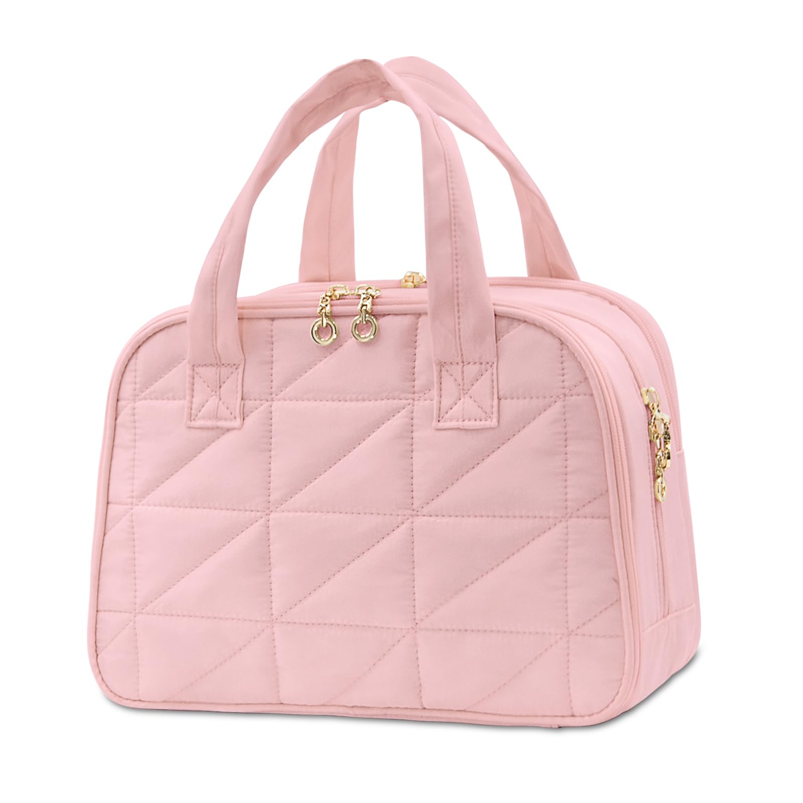 Large Waterproof Travel Toiletry Bag for Women - Portable Cosmetic Organizer for Trips