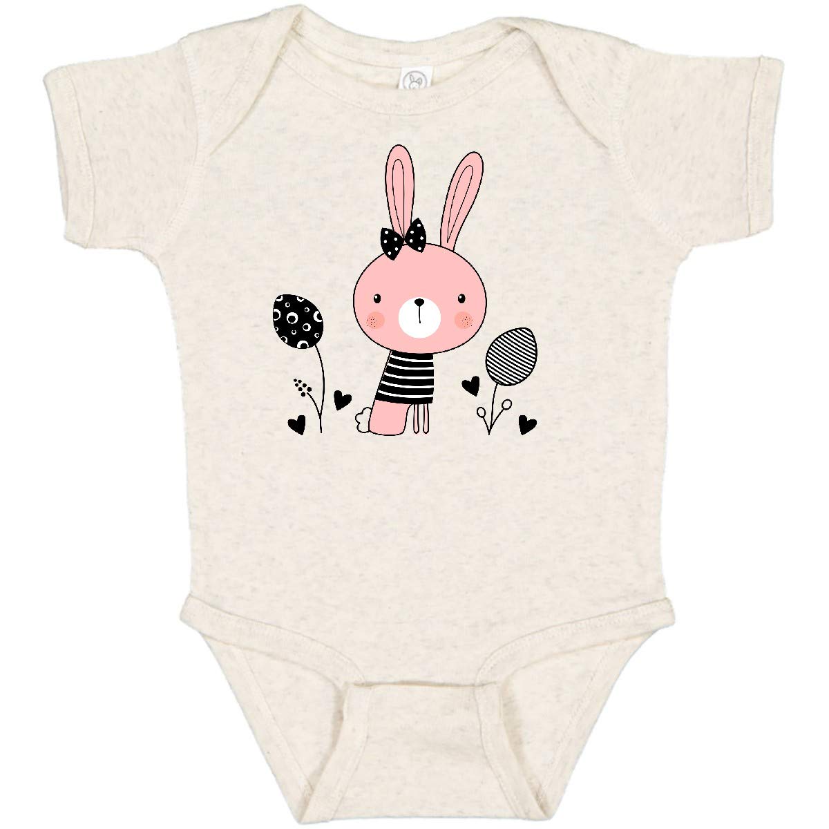 Inktastic Easter Bunny Rabbit Spring Outfit Baby Bodysuit - Cute Easter Outfit for Infants & Toddlers - Perfect for Easter Photos, Spring Celebrations & Family Gatherings