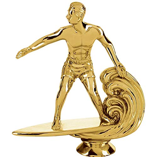 Custom Engraved Surfing Trophy - 7.25