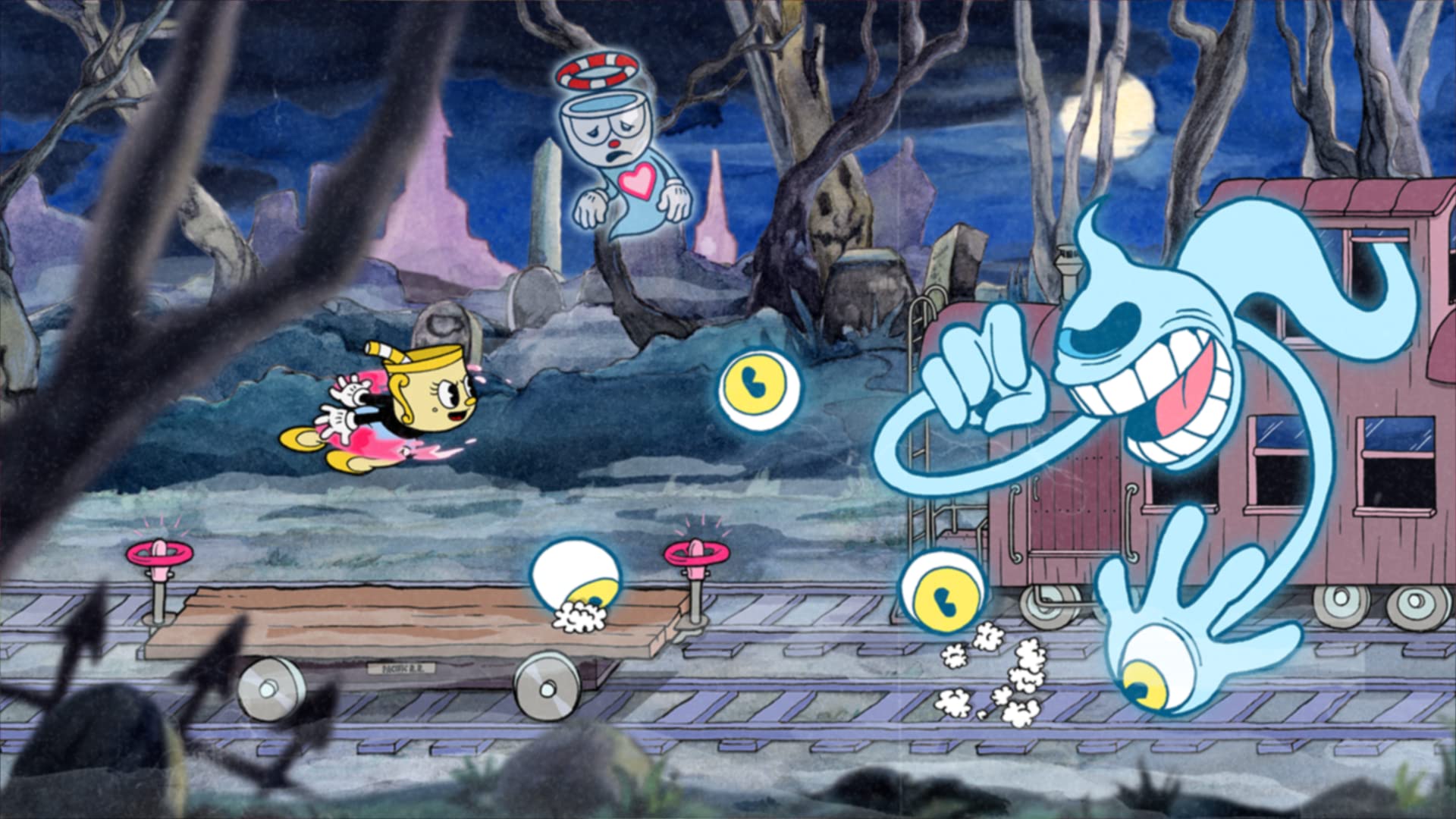 Cuphead - Classic Run and Gun Action Game for PlayStation 4 | Fun Multiplayer Adventure for Family Game Nights