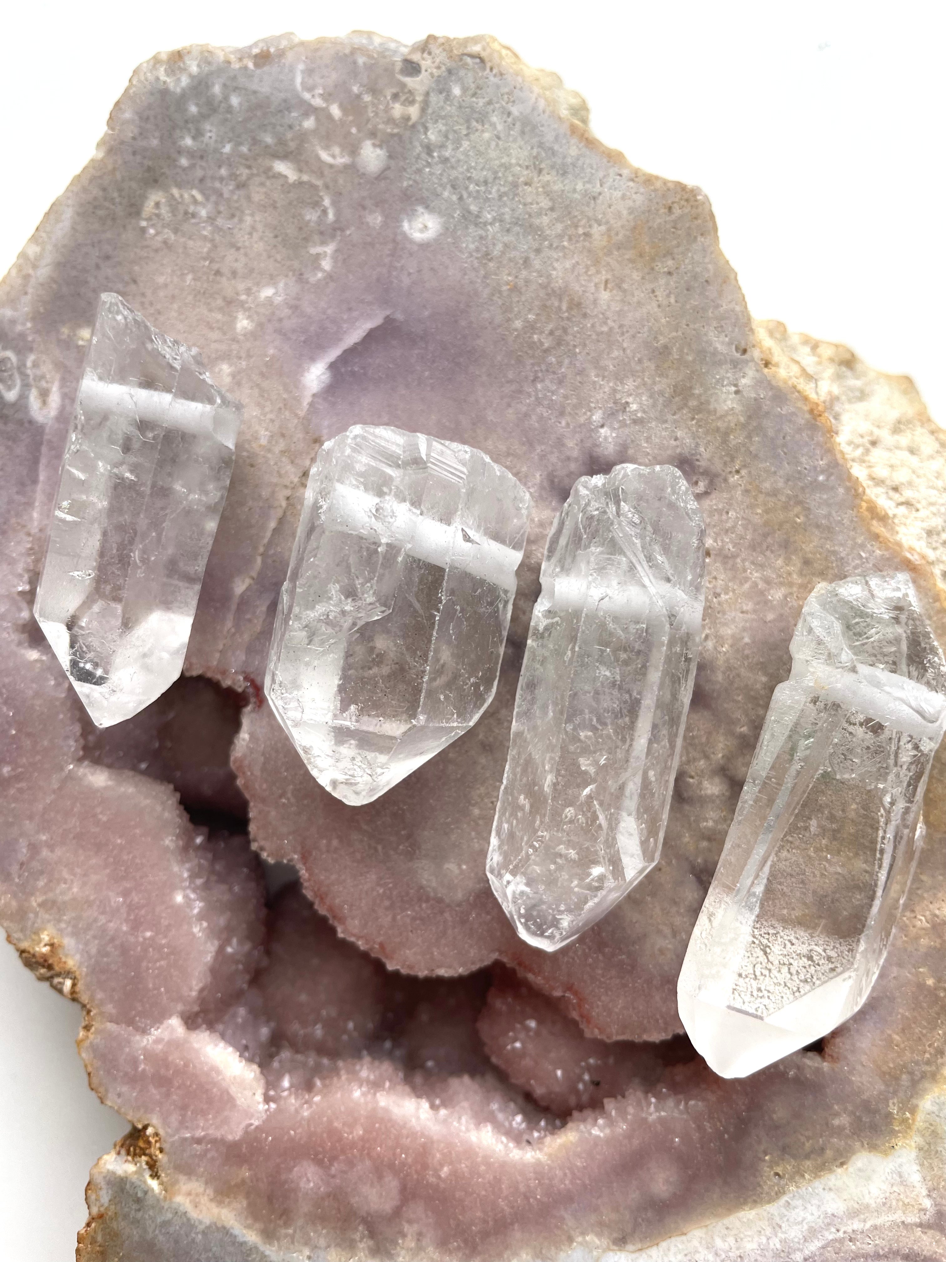Large Raw Clear Quartz Statement Necklace | Natural Crystal Jewelry for Women | Boho Chic Accessory for Spiritual Healing & Energy Cleansing