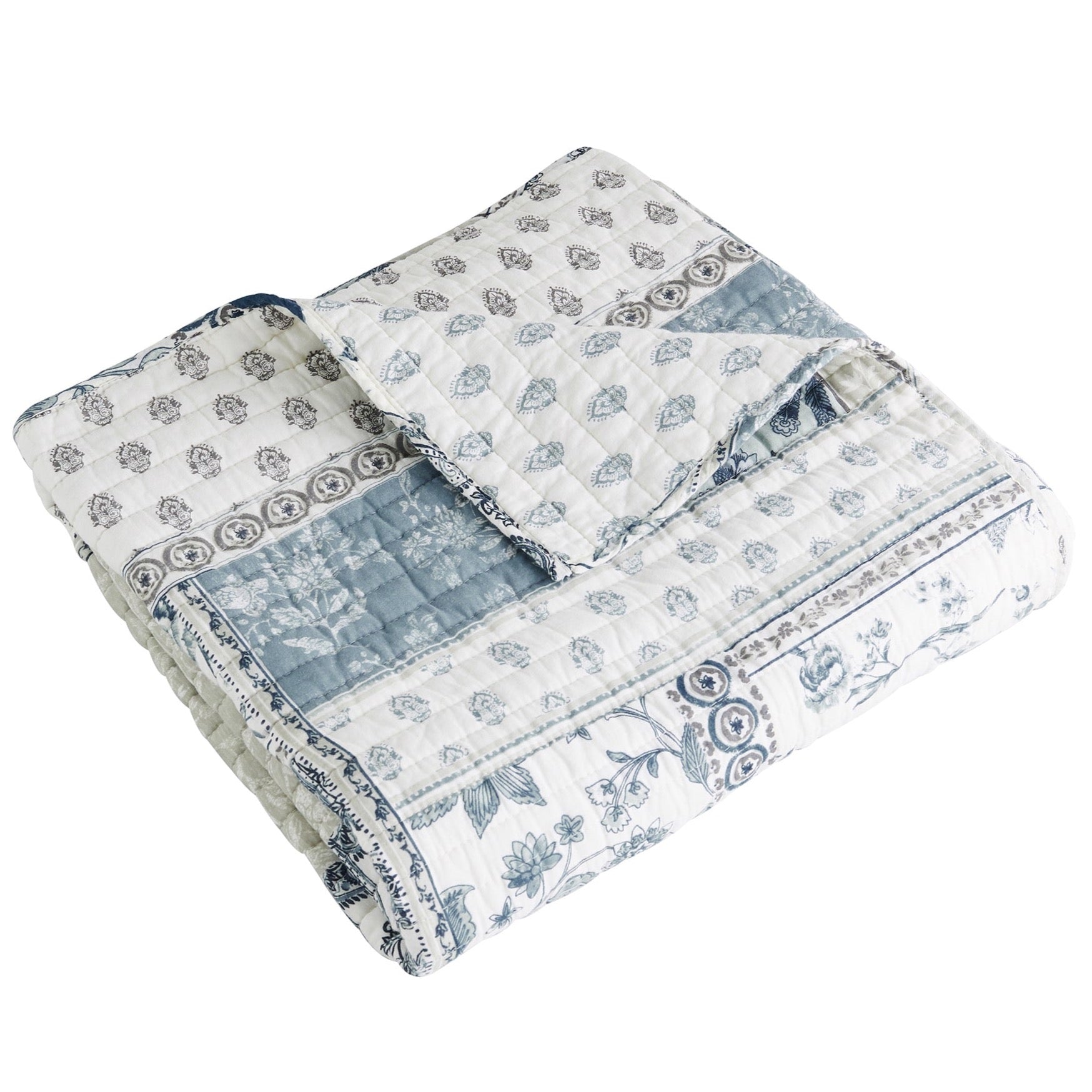 Aliza Quilted Throw Blanket - Soft & Cozy Decorative Bedspread for Couch, Sofa & Bed - Perfect for Home Decor, Gifts & Winter Warmth