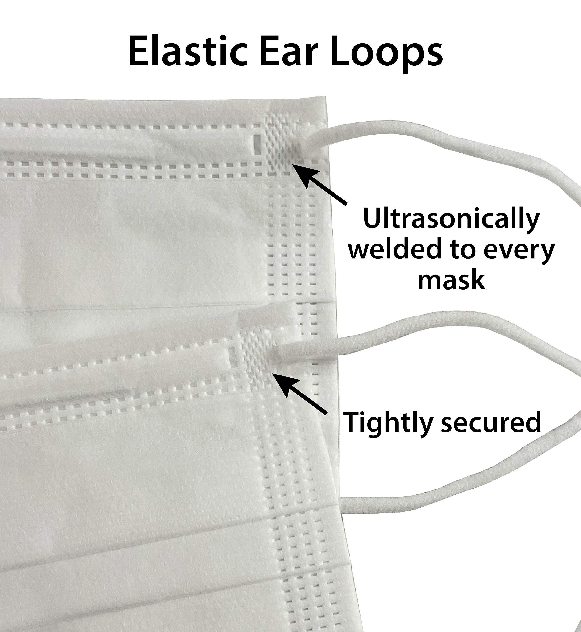 WMS 4-Layer Face Masks - Breathable & Comfortable - Made in USA - Wisconsin Medical Supplies - for Daily Use, Work, and Travel Protection