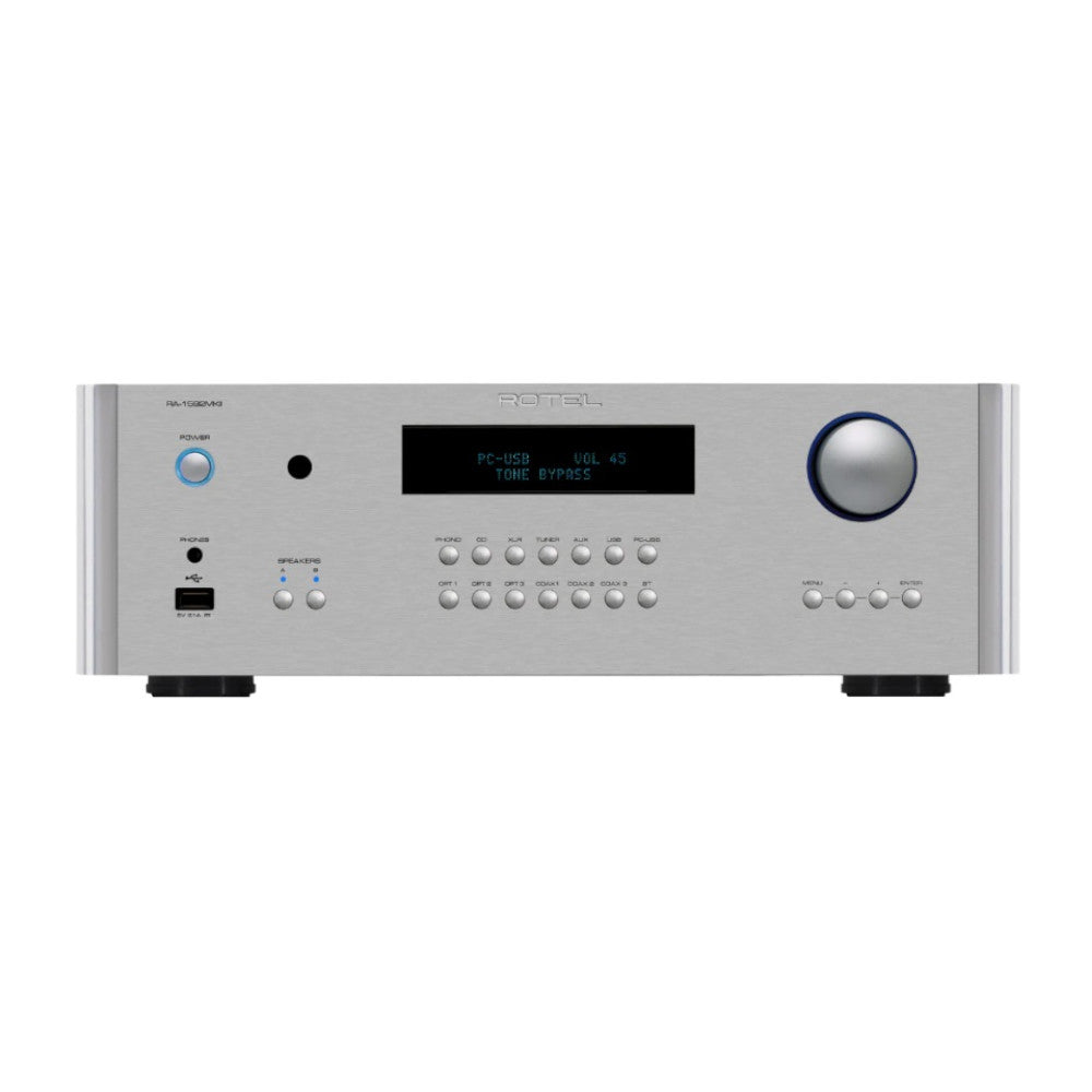 Rotel RA-1592 MKII Integrated Stereo Amplifier - High Power Hi-Fi Audio for Home Theater & Music Listening