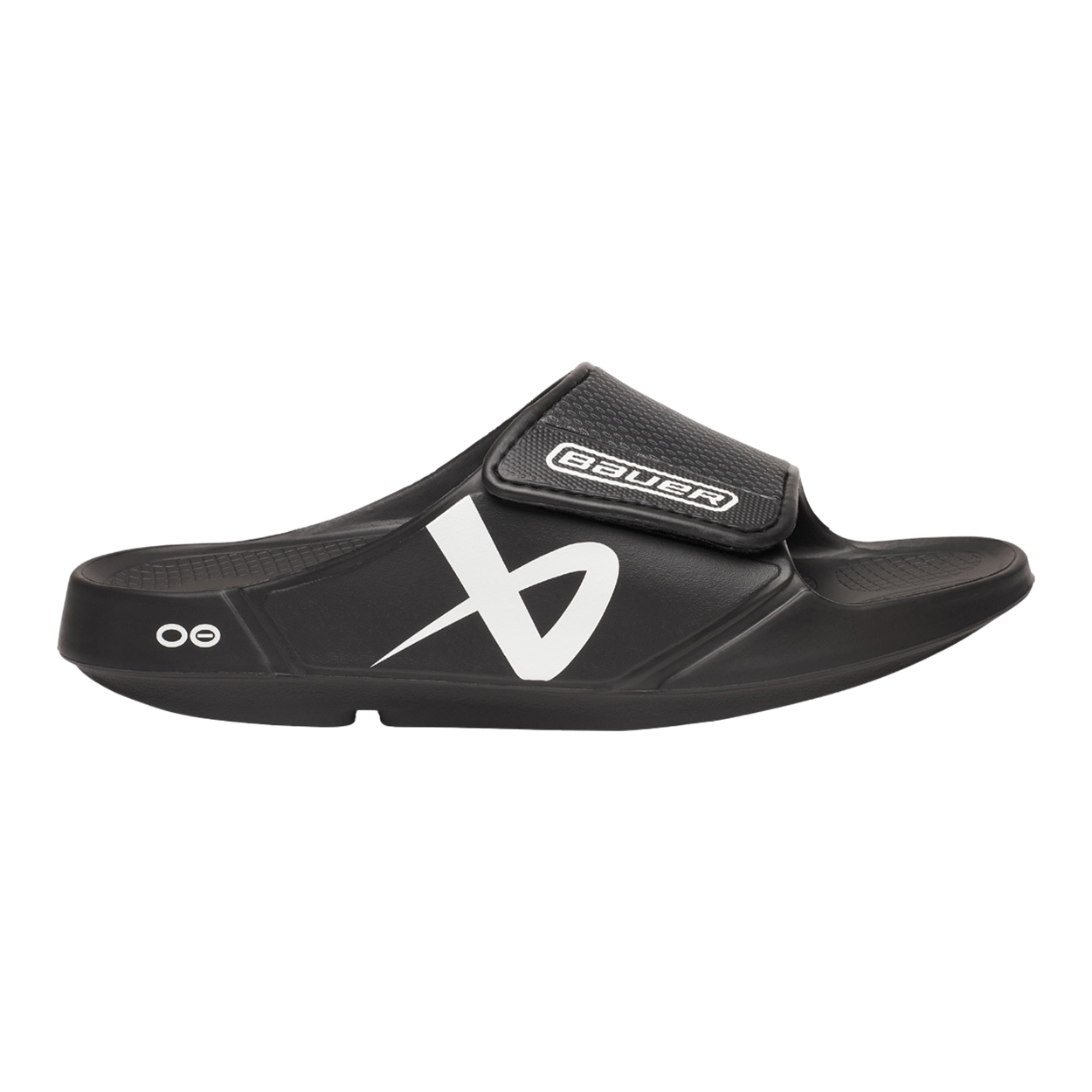 OOFOS S25 Bauer Sport Flex Slide Sandals for Men - Comfortable Recovery Footwear for Walking, Running & Post-Workout Relaxation