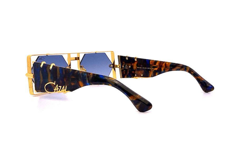 Cazal 004 Sunglasses - Bronze/Gold Frame with UV Protection - Stylish Retro Aviator Sunglasses for Men & Women - Perfect for Outdoor Activities, Driving, and Fashion Accessories