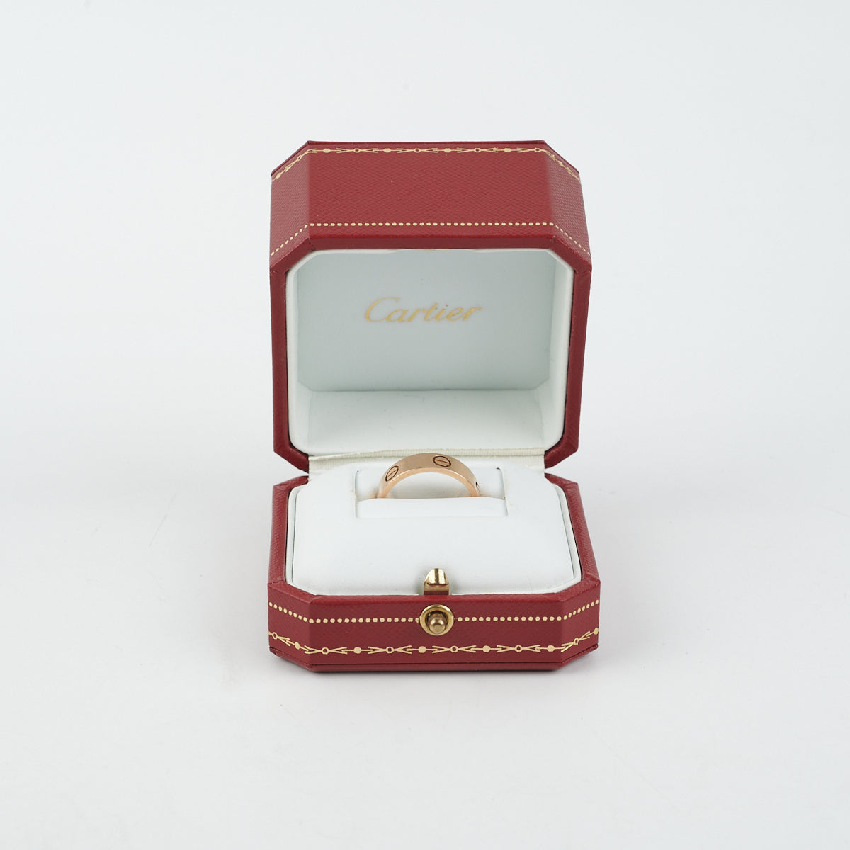 Cartier Love Ring 18K Rose Gold Size 59 - Luxury Wedding Band for Women & Men, Perfect for Engagement, Anniversary & Romantic Gifts