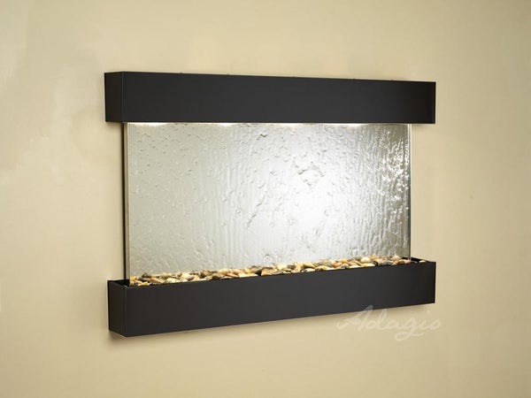 Adagio Sunrise Springs Square Blackened Copper Silver Mirror SSS1540 - Elegant Bathroom & Bedroom Decor for Modern Homes