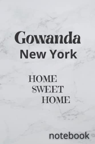 Gowanda New York Home Decor - HOME SWEET HOME Wall Art Sign for Living Room, Bedroom & Farmhouse Decor