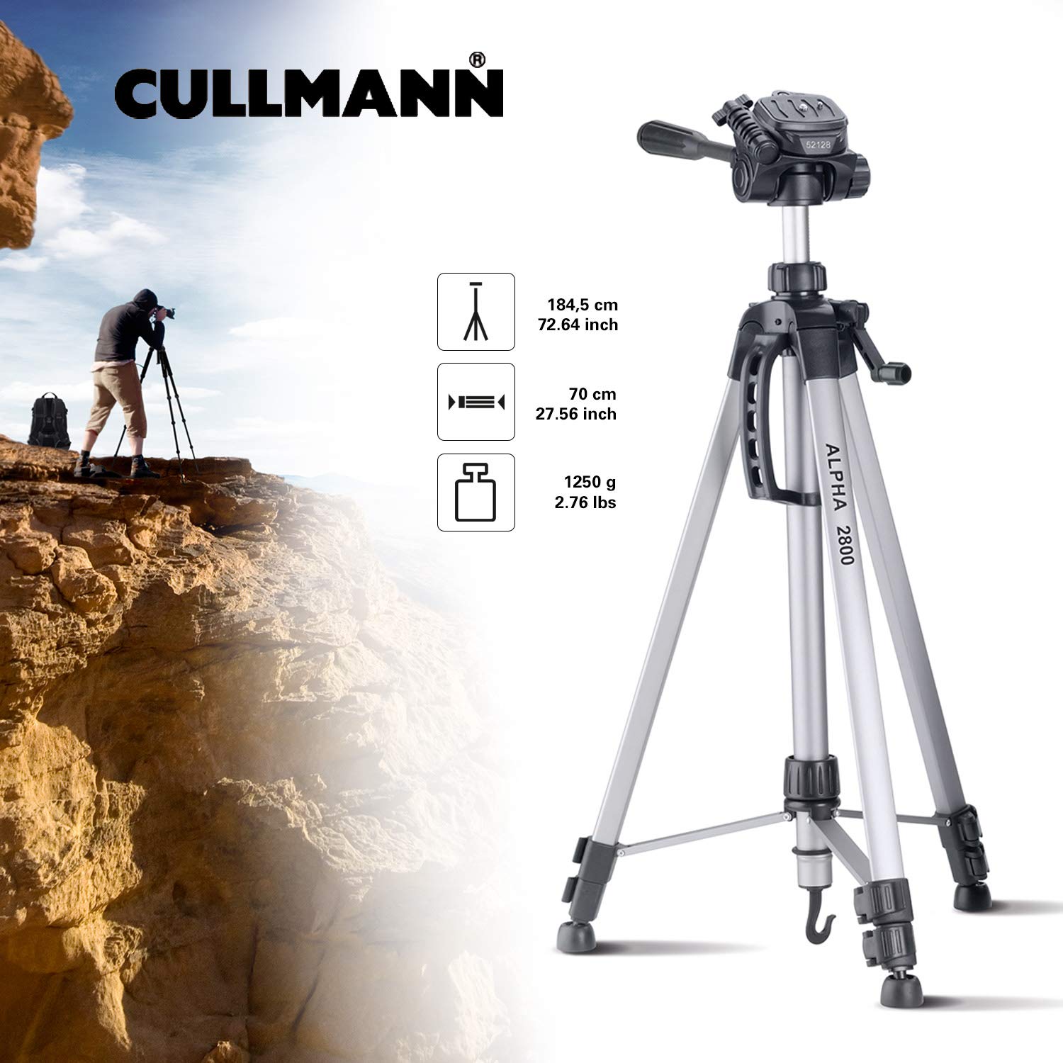 Cullmann Alpha 2800 Tripod - 72.6