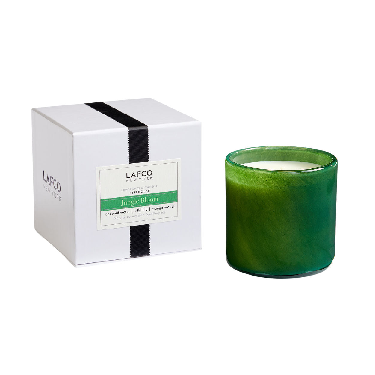 Jungle Bloom Scented Candle - Natural Soy Wax, Long-Lasting Fragrance for Home, Spa & Romantic Ambiance