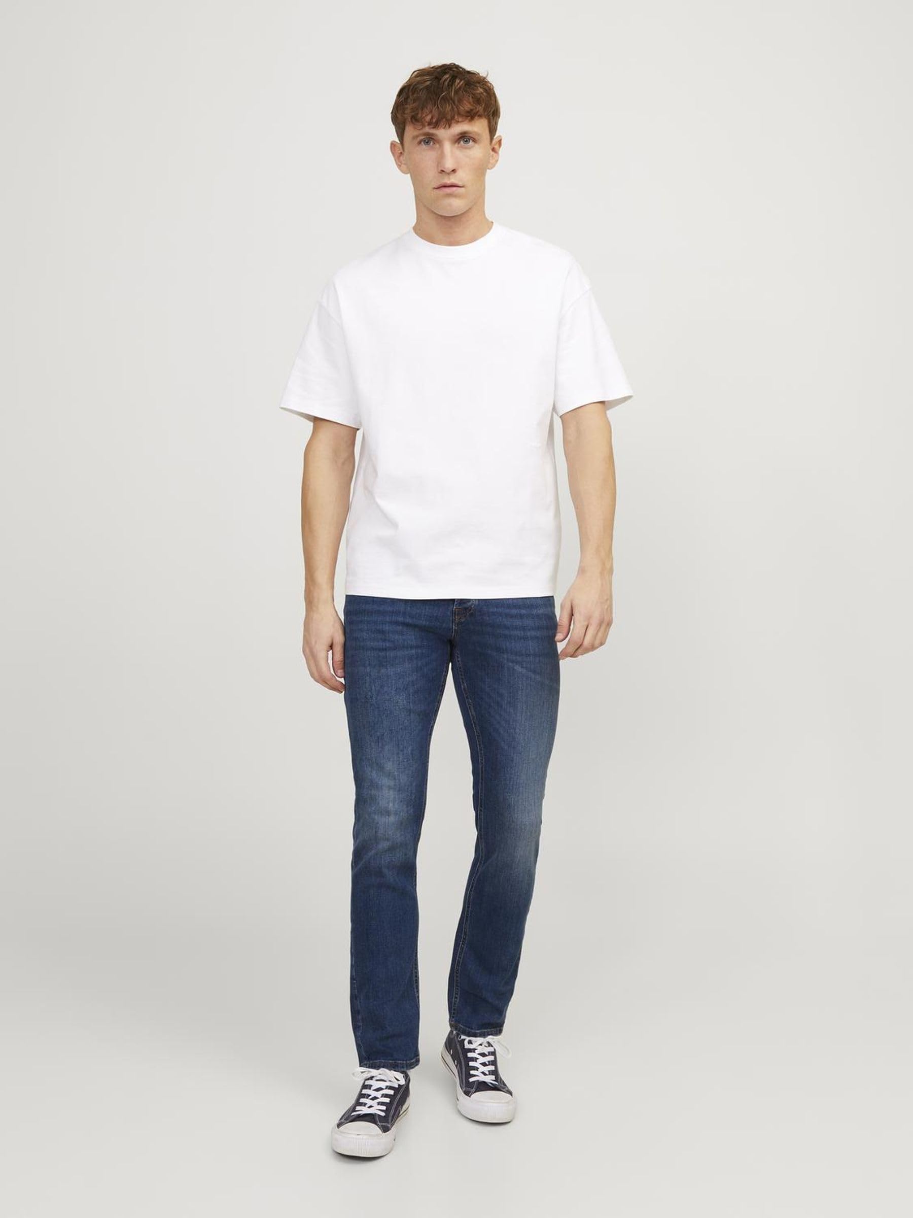 JACK & JONES Men's Tim 782 Slim Fit Stretch Denim Jeans - Comfortable & Stylish for Casual Wear, Work & Everyday Outfits