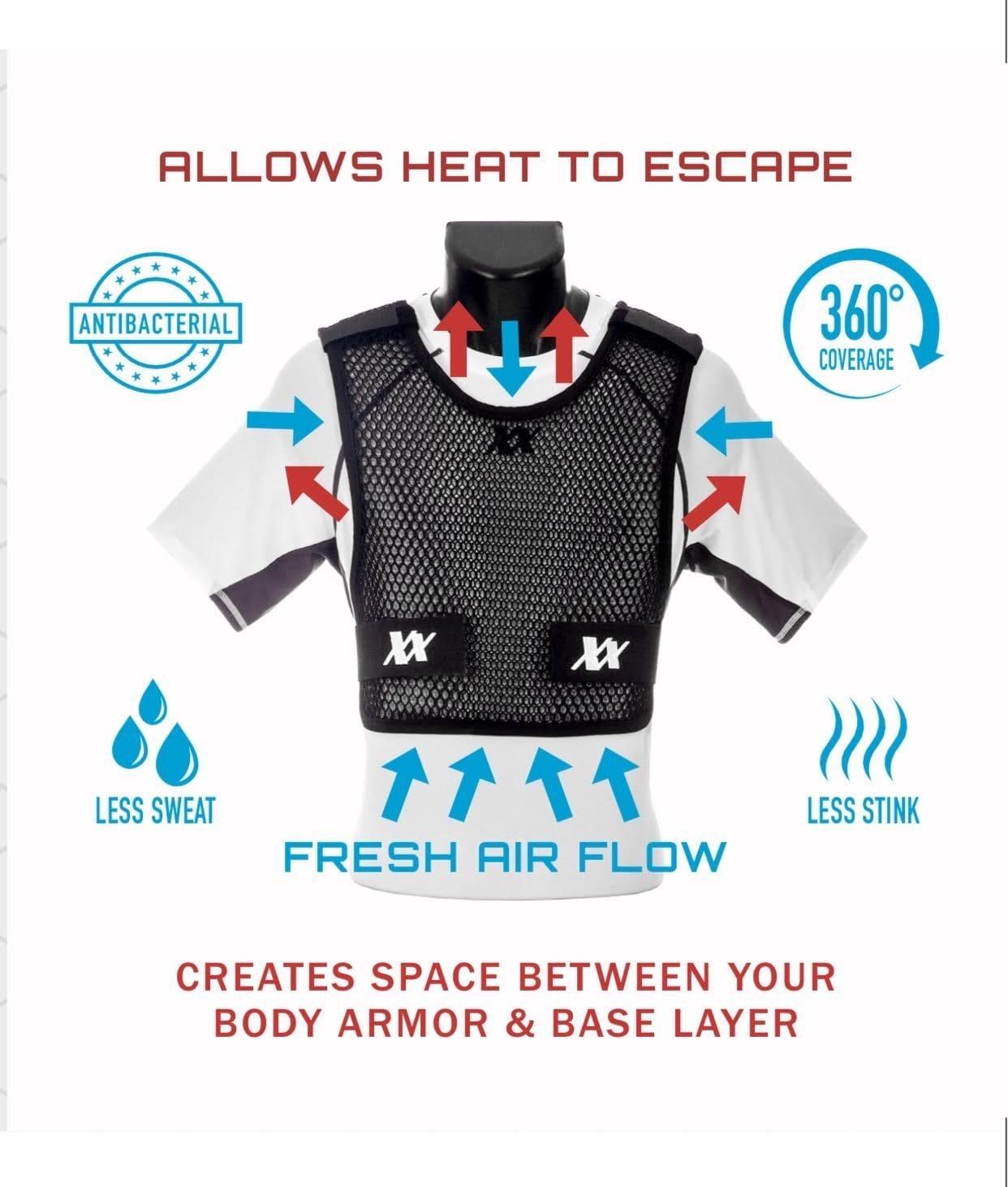 Maxx Dri Vest 4.0 - Breathable Cooling Body Armor for Tactical Training & Outdoor Sports - Stay Cool During Intense Workouts & Hot Weather Activities