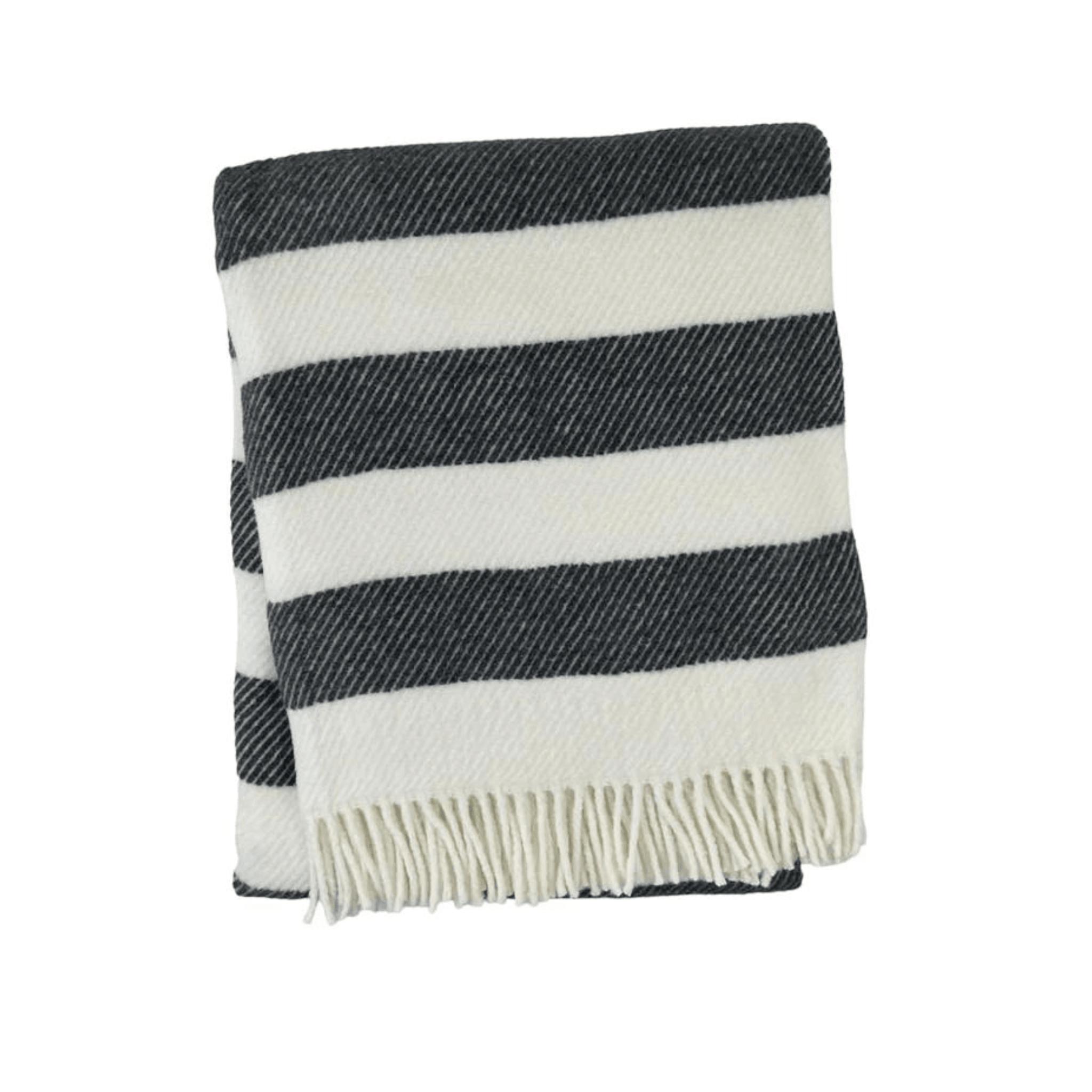 Personalized Candy Stripe Fringed Throw Blanket - Custom Monogrammed Soft Cozy Decorative Accent for Couch, Bed, or Gift Giving