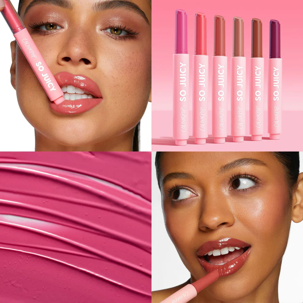 ColourPop So Juicy Plumping Lip Gloss with Peptides - Hydrating & Volumizing Lip Balm for Smooth, Full Lips | Perfect for Daily Wear, Night Out & Makeup Looks