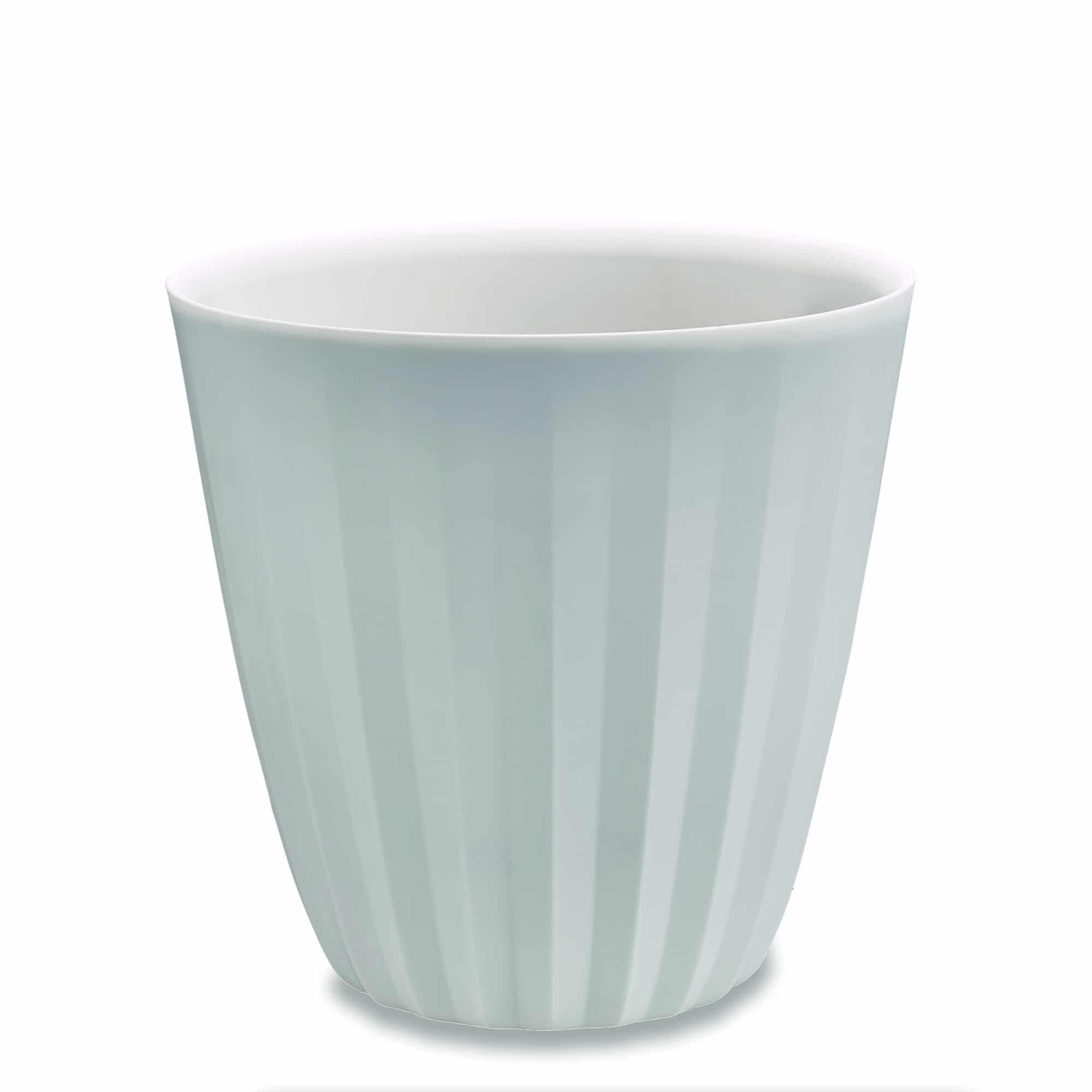 Crescent Garden Pleat Planter - 23 Inch Large Outdoor & Indoor Flower Pot for Plants, Alpine White - Perfect for Patio, Balcony, and Home Decor