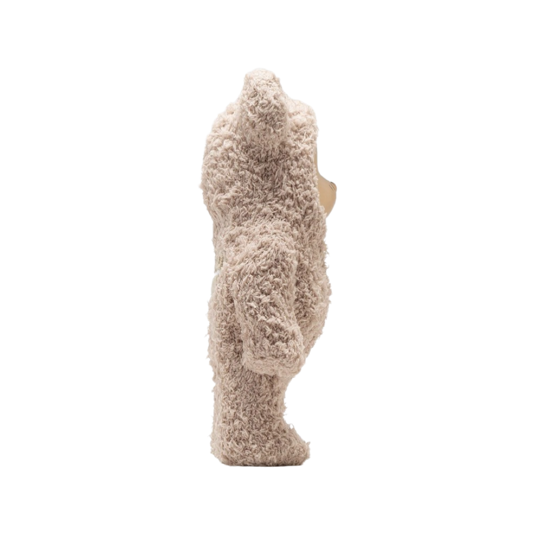 Bearbrick 1000% x Gelato Pique Beige White Collectible Figure - Limited Edition Designer Toy for Home Decor & Anime Fans Collection