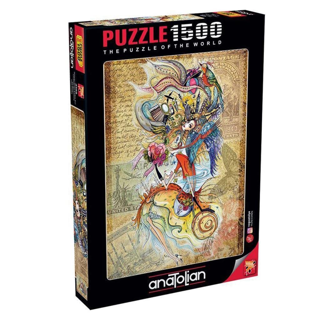 1500 Piece Jigsaw Puzzle - Anatolian Circassian Girl Traveling the World (Puzzle #4560) | Challenging Adult Puzzle for Family Game Night & Home Decor