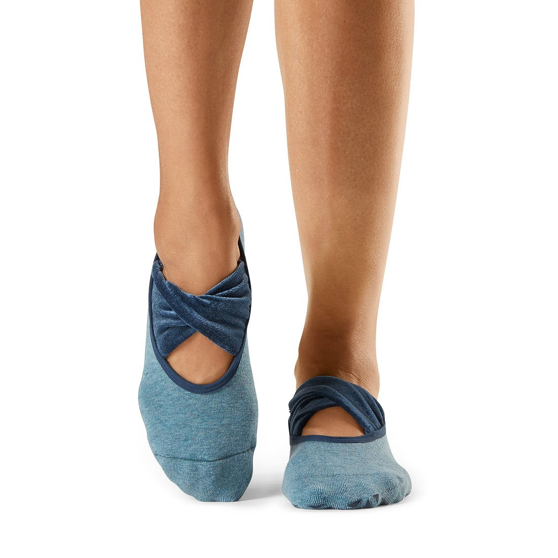 Tavi Noir Penny Grip Socks - Non-Slip Yoga Socks for Women, Pilates, Barre & Workout - Comfortable & Breathable Grip Socks for Home & Studio Fitness