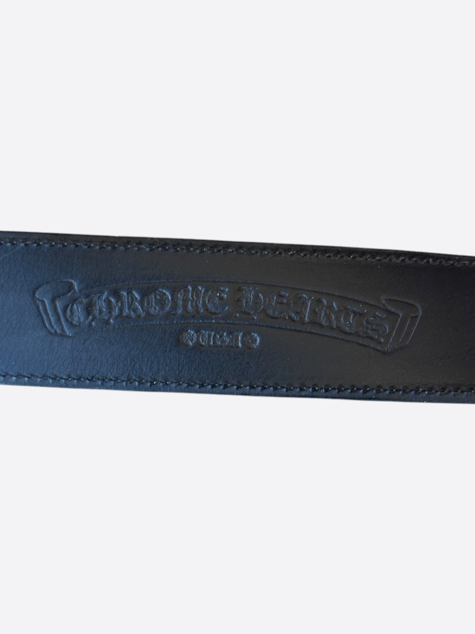 Chrome Hearts Brass Roller Belt - Genuine Leather Adjustable Waistband for Men & Women | Perfect for Casual Wear, Jeans, and Fashion Accessories