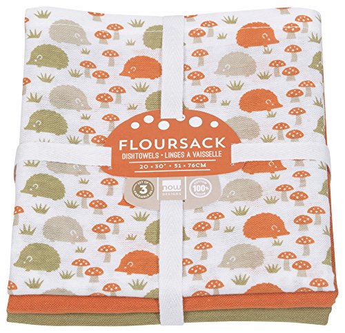 Happy Hedgehog Print/Orange/Green