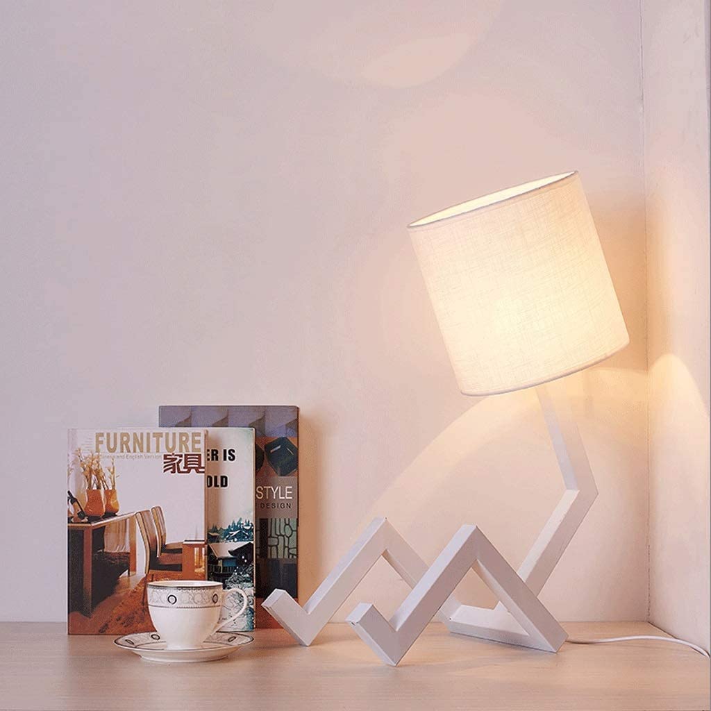 Modern Minimalist LED Desk Lamp - Creative Iron Wrap Bedside Lamp for Bedroom, Study & Living Room - Adjustable Reading Light (Color: Black) - Perfect for Night Reading, Home Office & Cozy Ambiance