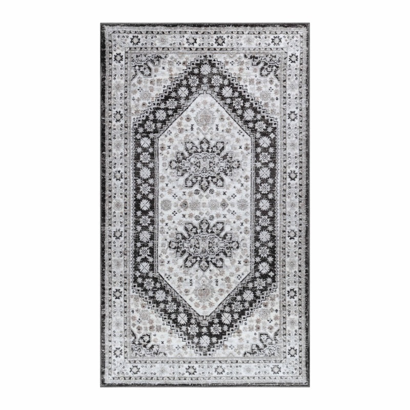 Layland Classic Medallion Traditional Indoor Area Rug or Runner - Non-Slip Living Room Carpet for Bedroom, Dining Room & Hallway Decor