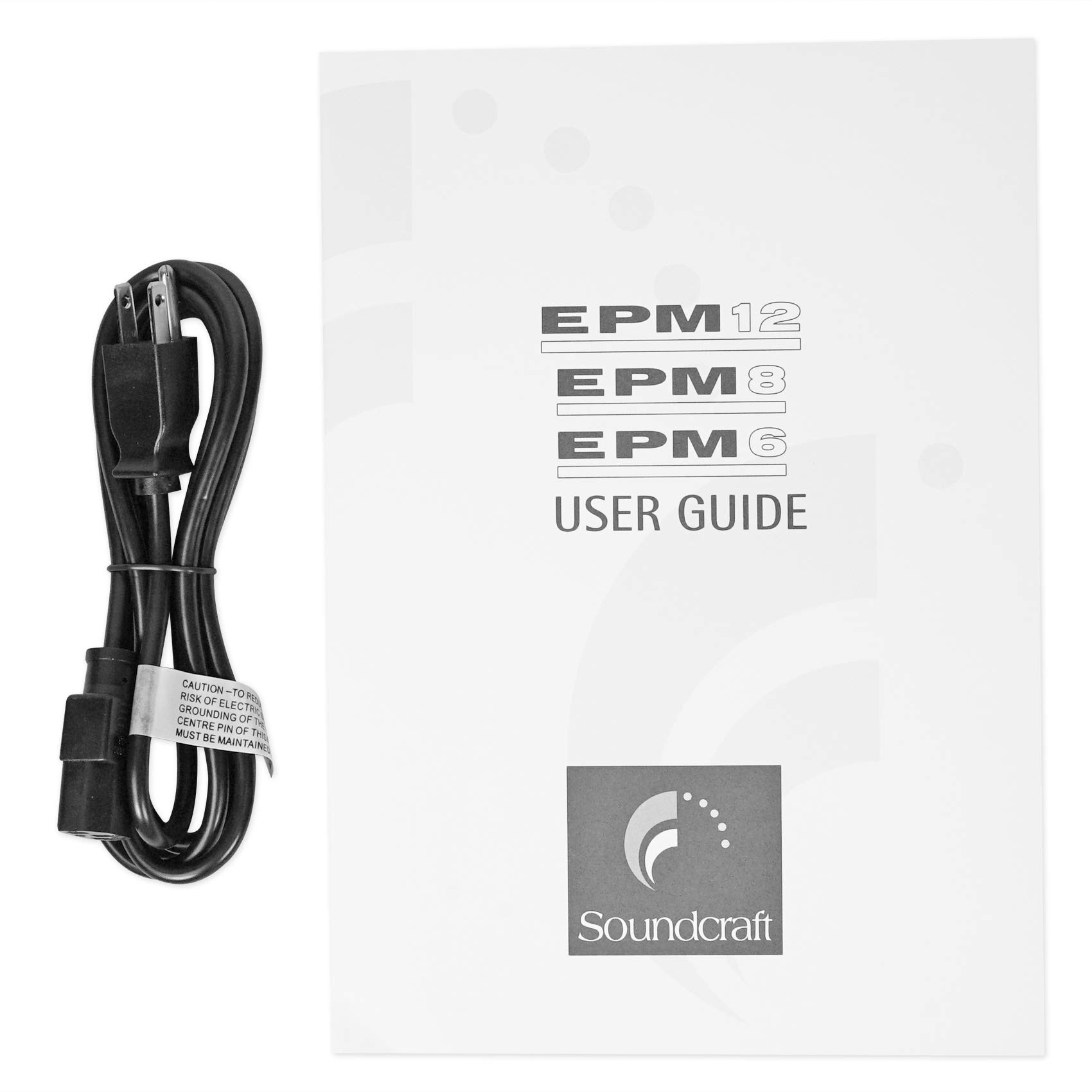 Soundcraft EPM8 8-Channel Audio Mixer with 2 Stereo Inputs | Professional Live Sound & Recording Mixing Board with DI Box & Microphones | Perfect for Studio Recording, Live Performances & Podcasting