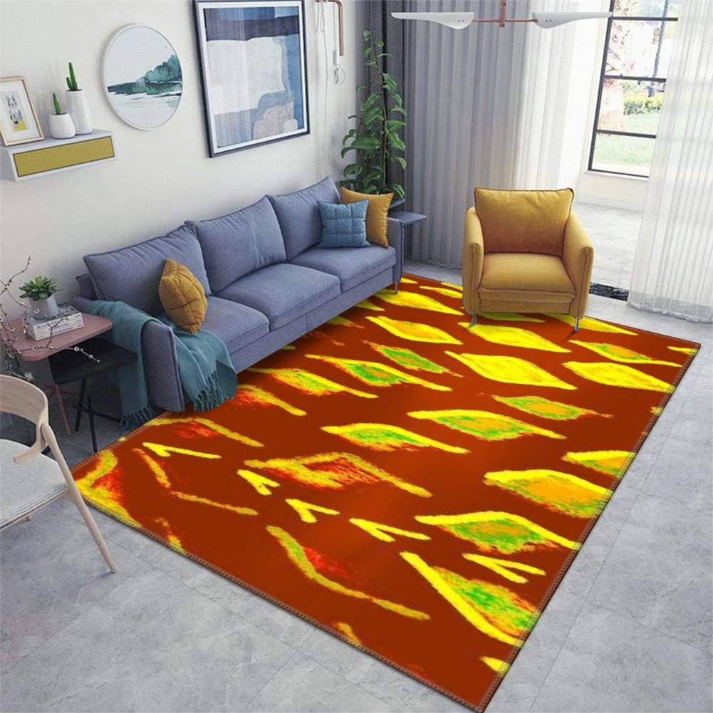 Non-Slip Snake Skin Pattern Rug Pad - Thickened Cobra Reptile Design Doormat for Living Room, Entryway, Indoor & Outdoor Use - Perfect for High-Traffic Areas, Hallways, and Patios