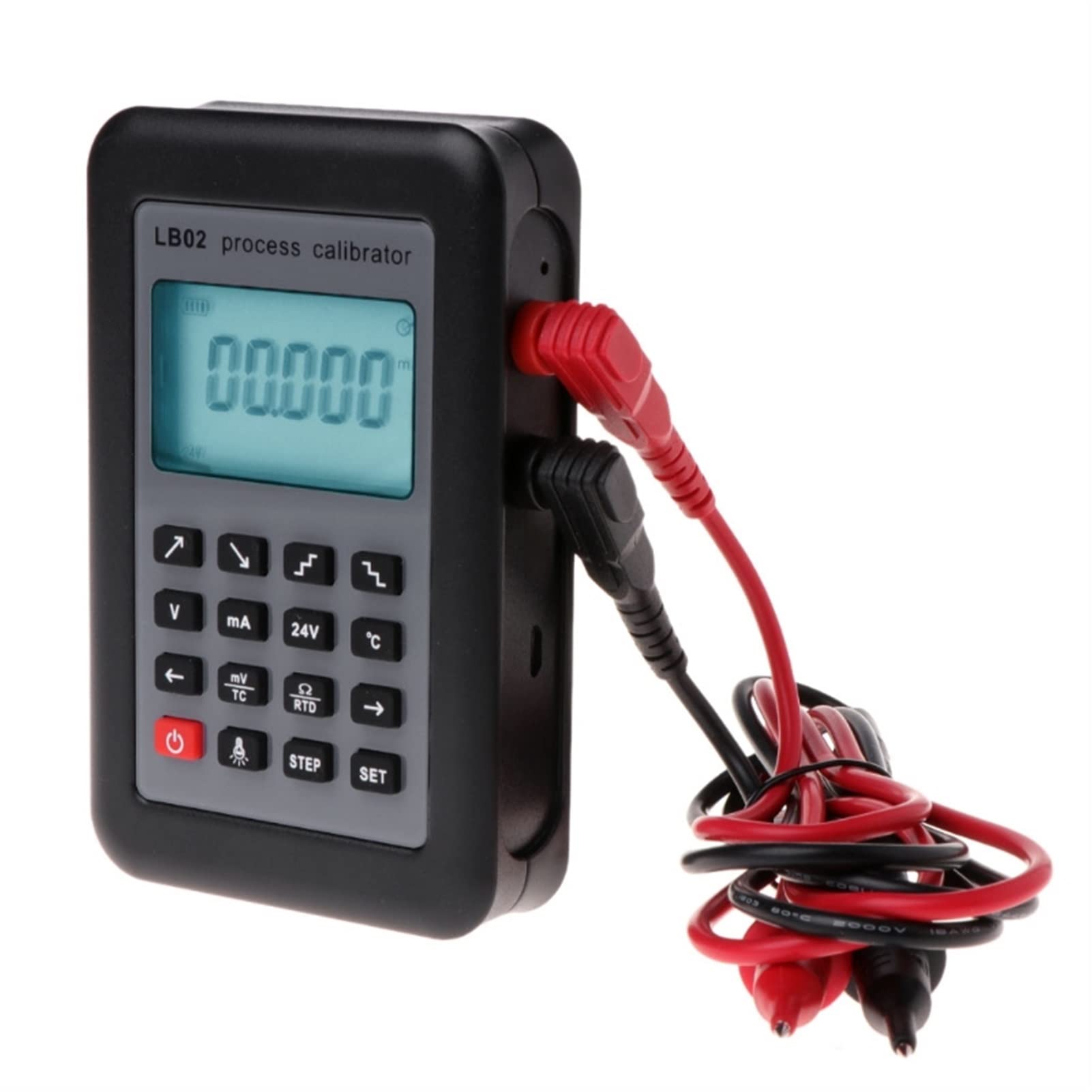 Portable Mini LB02 Process Calibrator - 4-20mA/0-10V/mV Signal Generator with LCD Display for Resistance, Current & Voltage Testing | Ideal for Industrial Maintenance, Electrical Engineering & Field Calibration