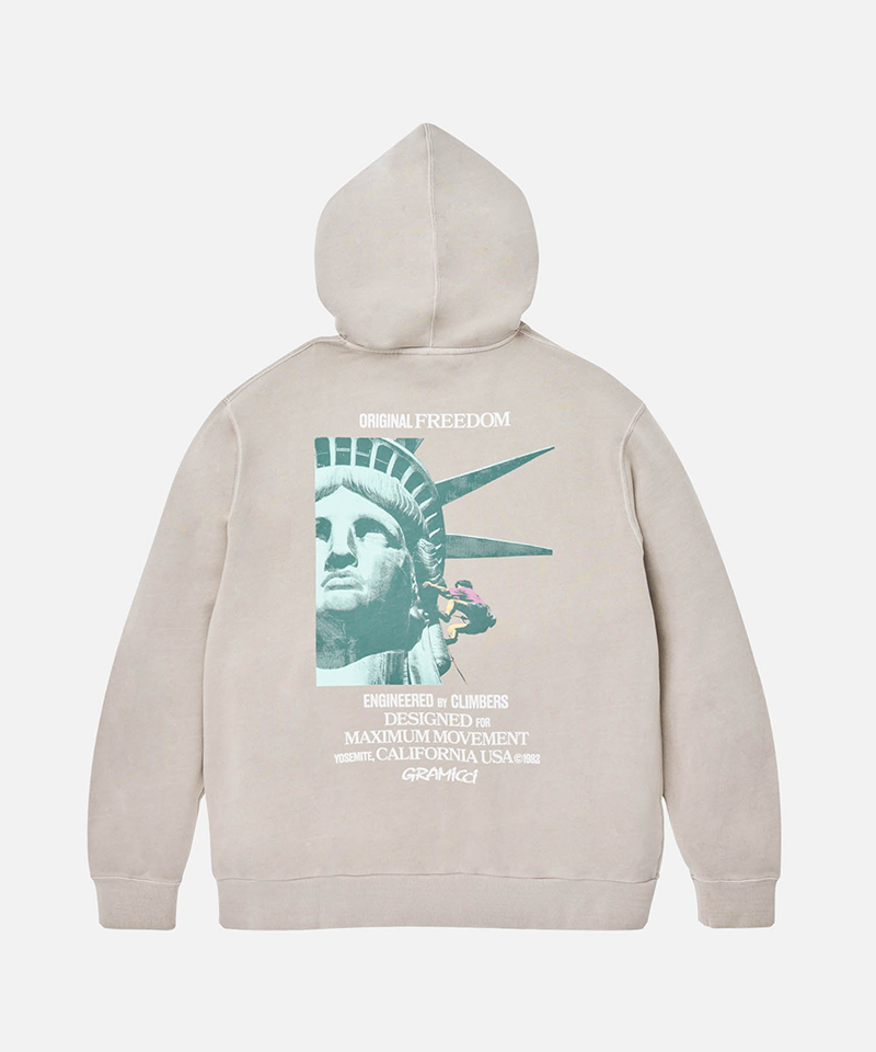 Liberty Hooded Sweatshirt for Men & Women - Cozy Fleece Pullover with Kangaroo Pocket - Perfect for Casual Wear, Gym, and Outdoor Activities