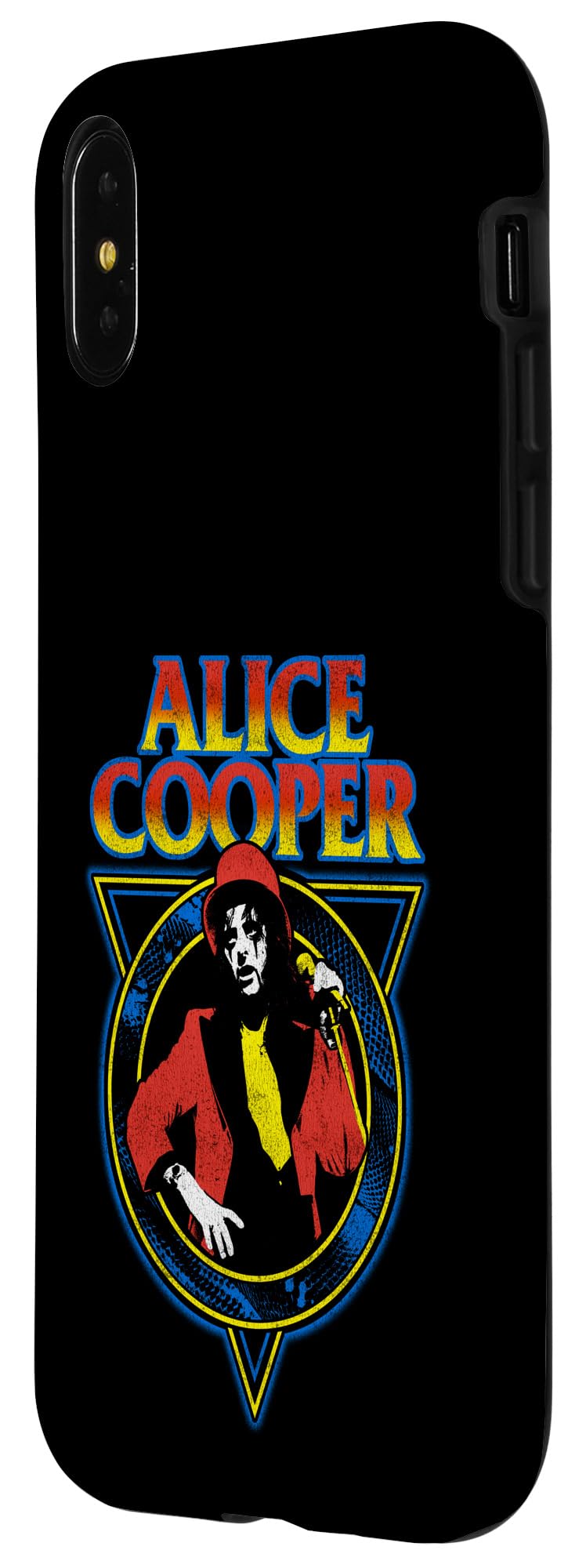 Premium iPhone X/XS Snake Skin Case Featuring Alice Cooper Design – Durable Protection for Everyday Use & Rock Music Fans
