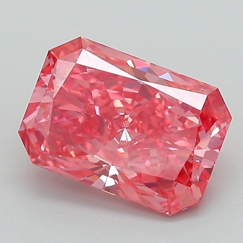 2.08 Carat Radiant Cut Fancy Pink Diamond Ring - Elegant Engagement & Wedding Jewelry for Women - Perfect for Proposals, Anniversaries & Special Occasions
