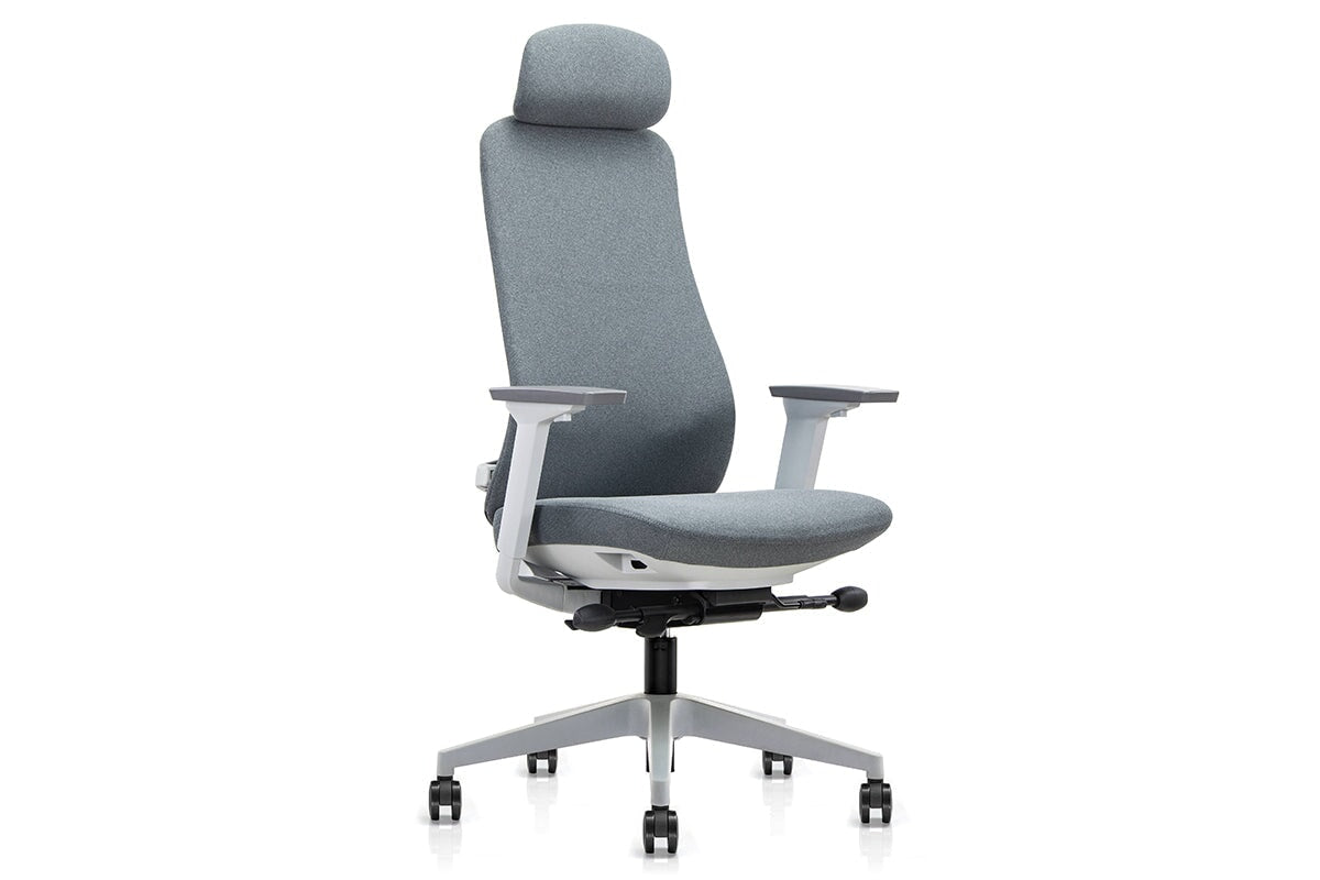 Premium Macaw Executive Fabric Chair - High Back Ergonomic Office Chair for Home & Business - Perfect for Long Hours of Comfortable Work or Study