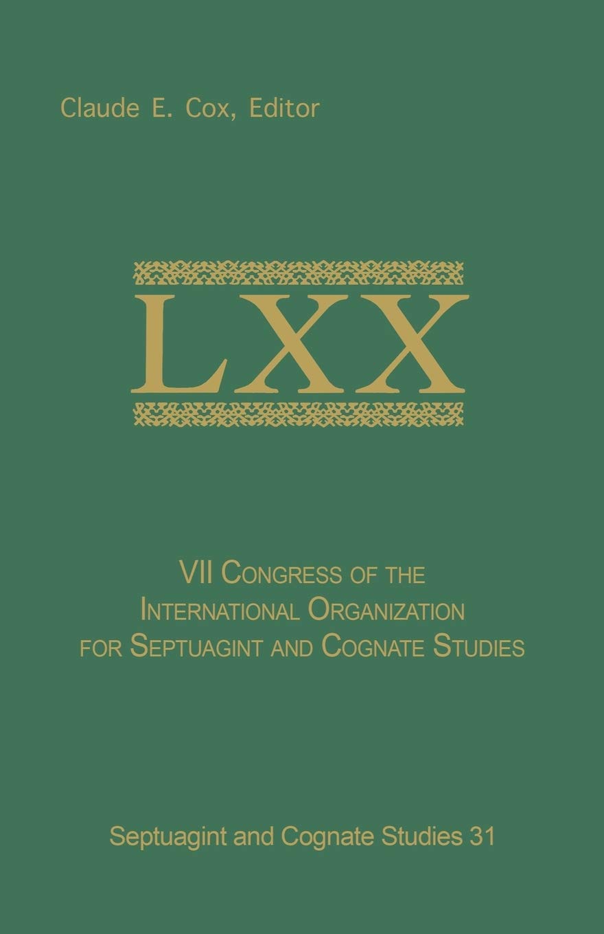 VII Congress of the International Organization for Septuagint and Cognate Studies: Essential Resource for Biblical Scholars and Researchers in Theological Studies