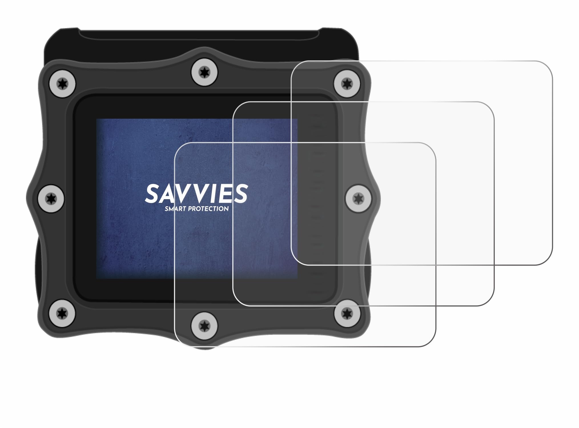 Savvies 6 Pack Screen Protector for Shearwater Perdix - Clear Protection Film for Diving Computers