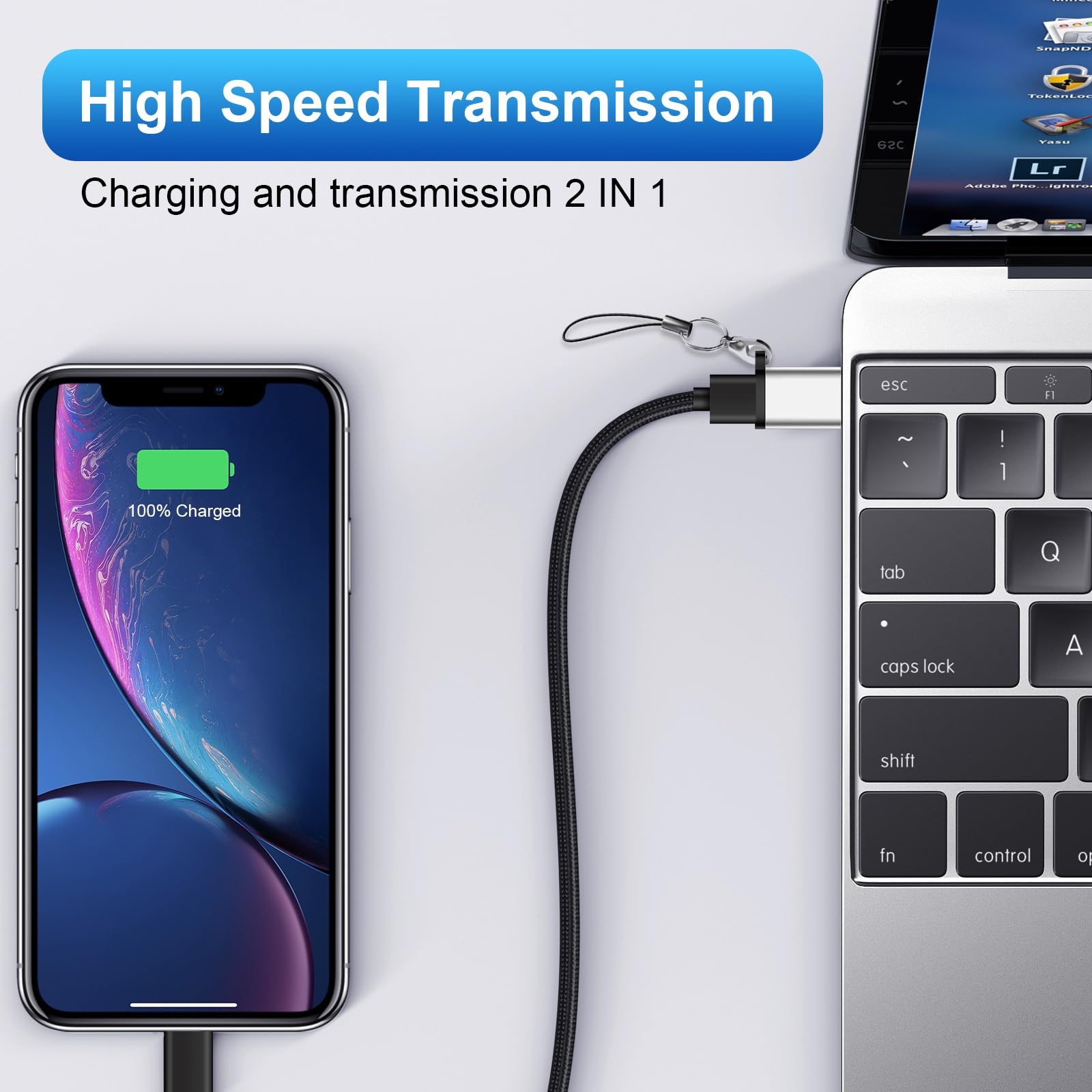 3-Pack USB C Female to USB Male Adapter | Type C to USB A Converter | Compatible with iPhone 16/15/14/13, AirPods 3, MacBook, Samsung S24, Nintendo Switch | Fast Charging for Home, Office & Car Travel