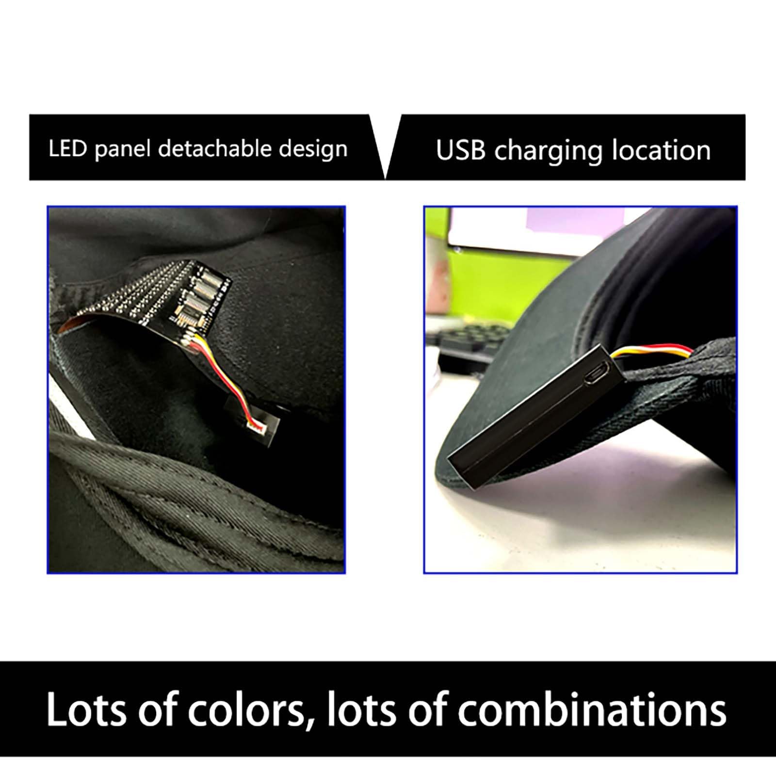 2025 New LED Rolling Display Hat for Men - Smart LED Hat with Scrolling Text - Perfect for Concerts, Parties, and Night Events