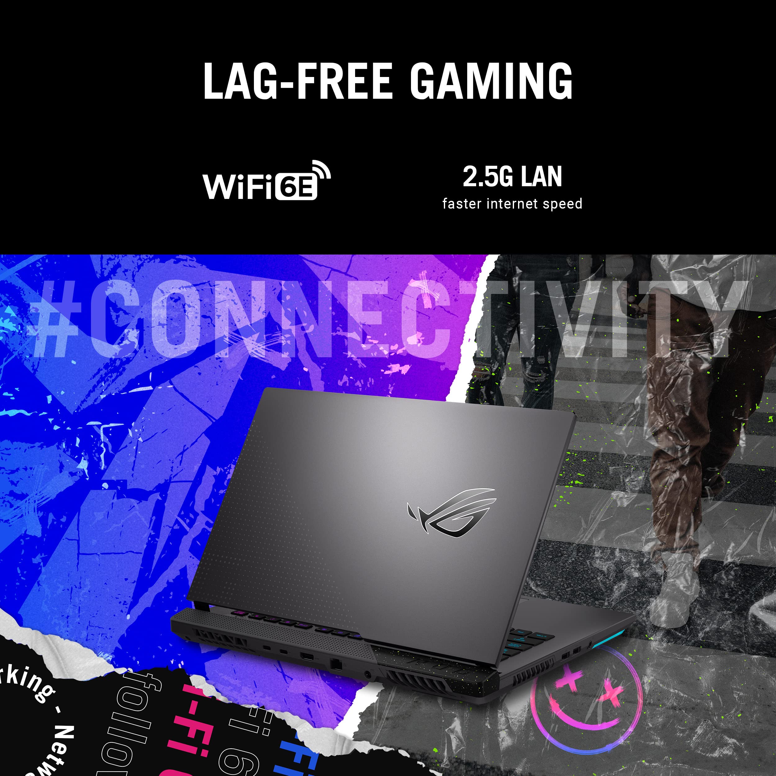 ASUS ROG Strix G15 Gaming Laptop - RTX 3060, Ryzen 7, 16GB DDR5 for High-Performance Gaming