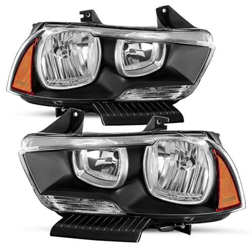 Black Housing with Amber Reflector