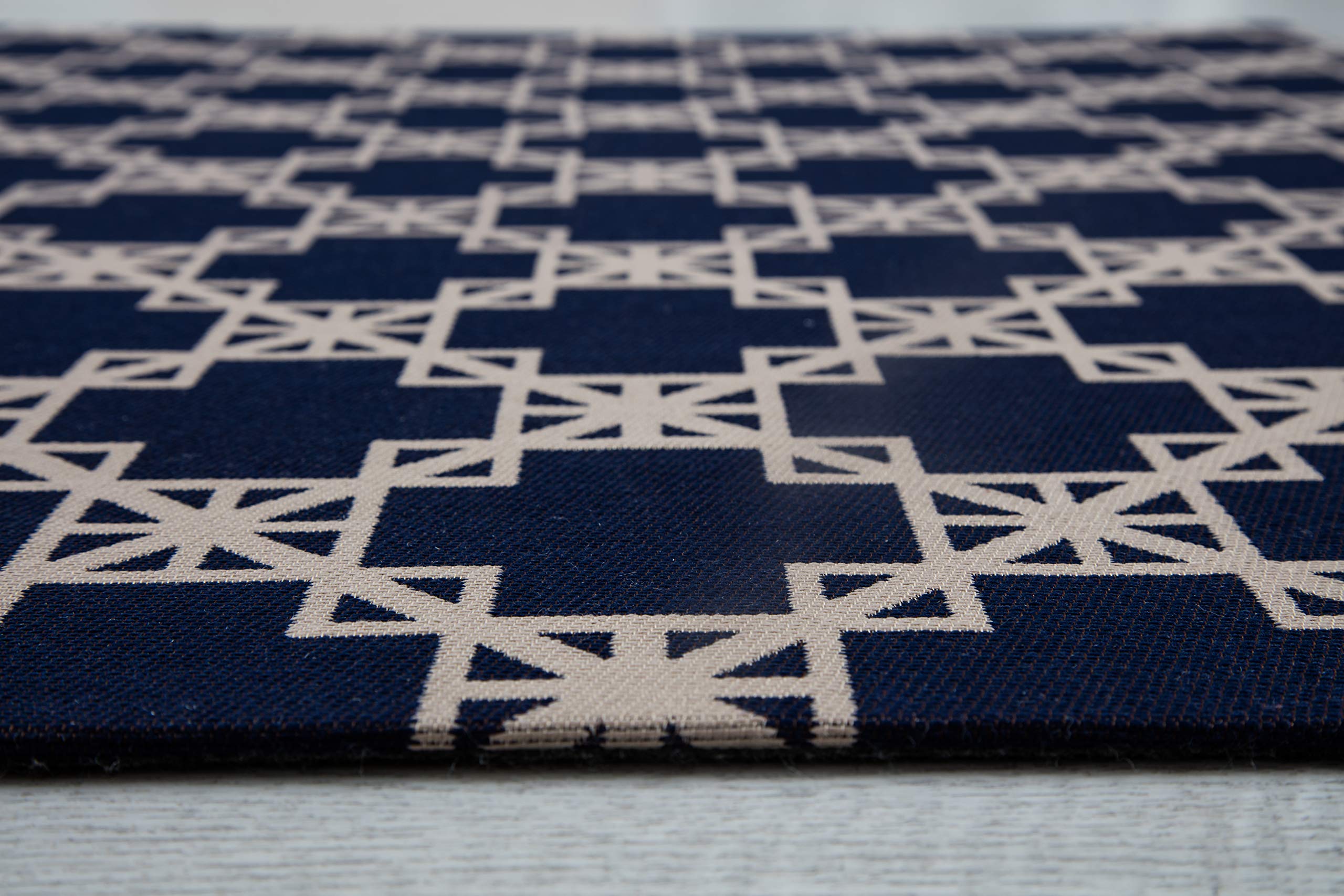 Anji Mountain Rug'd Chairmat - Non-Slip Office Chair Mat for Hard Floors & Low Pile Carpets, Jacquard Woven Surface Protector (36