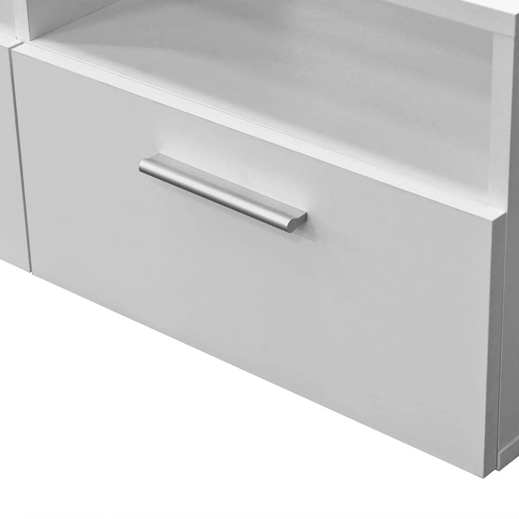 Modern Minimalist TV Stand with Storage, 37.4